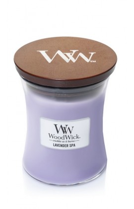 WoodWick Lavender Spa közepes illatgyertya